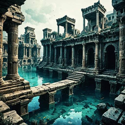 Ancient Sunken City Ruins