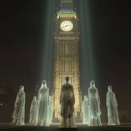 Ethereal Clock Tower Summoning Spirits