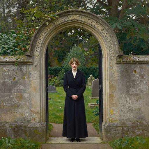 Solemn Woman at Highgate Cemetery