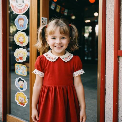 Charming Toddler Fashion Portrait Outdoors