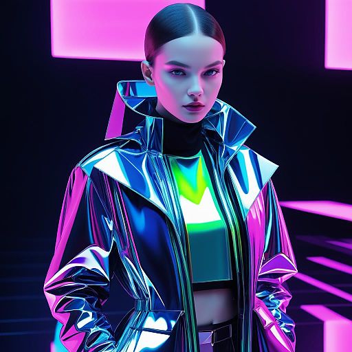 Futuristic Fashion: High-Tech & Reflective Design Futuristic Fashion: High-Tech & Reflective Design