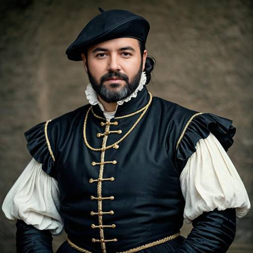 Man in Historical Sir Francis Walsingham Outfit