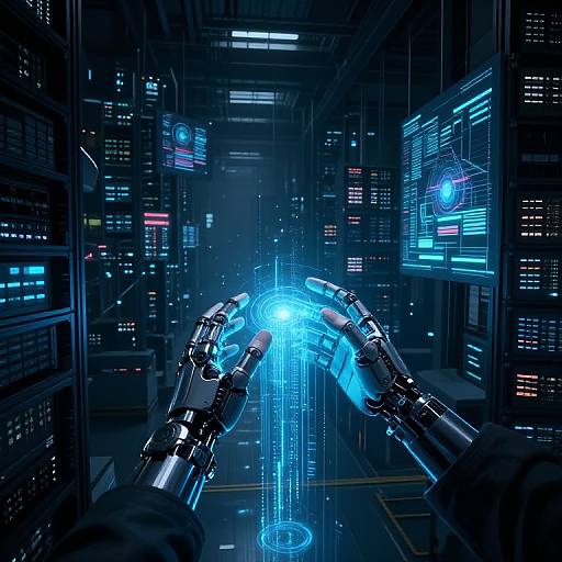 Cybernetic Data Warehouse Scene