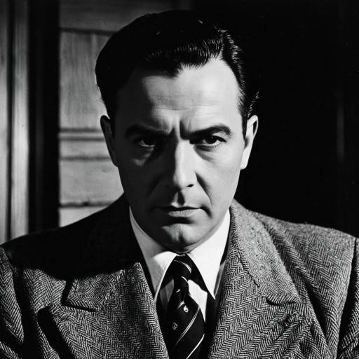 1940s Film Noir Detective Portrait