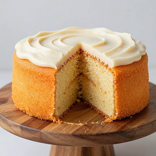 Kentucky Butter Cake on Rustic Stand