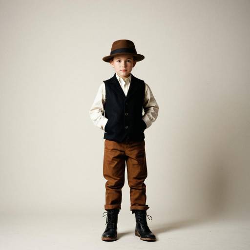 Boy in Derby Day Fashion