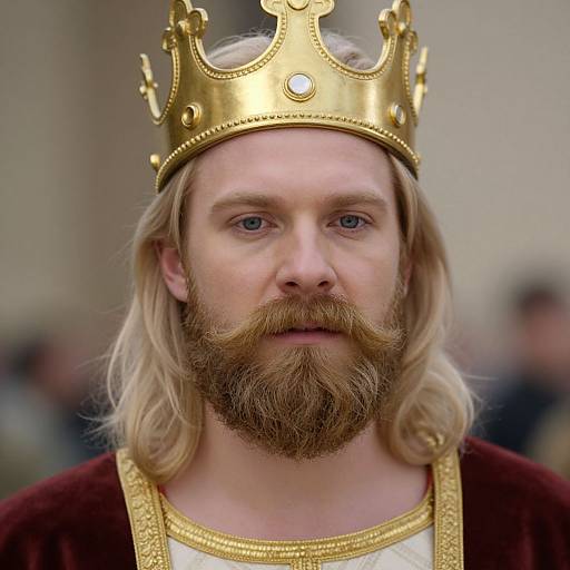 Realistic King Triton Costume Portrait