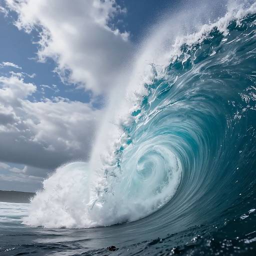 Inverted Ocean Waves Defying Gravity