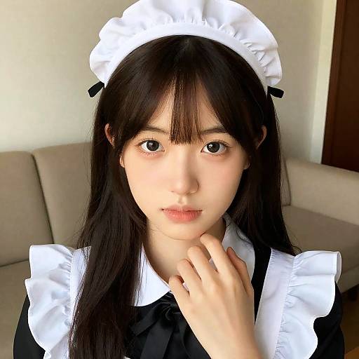 Detailed Fantasy Maid Girl Portrait