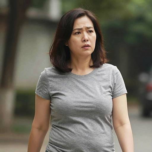 Realistic Outdoor Portrait of Woman