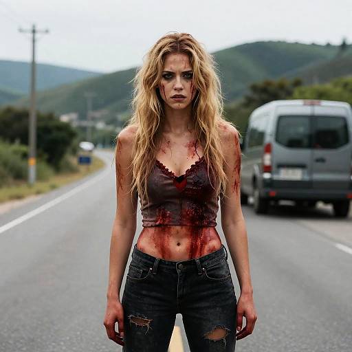 Desolate Road: A Gripping Portrait