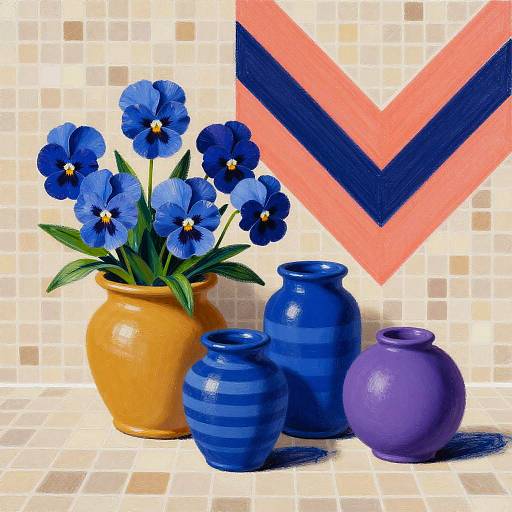 Vibrant Memphis-Inspired Still Life