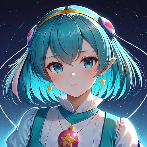 Illustration of Hagoromo lala, precure in the style of Wsman