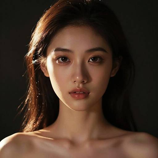 Cinematic Dark Portrait in Rain