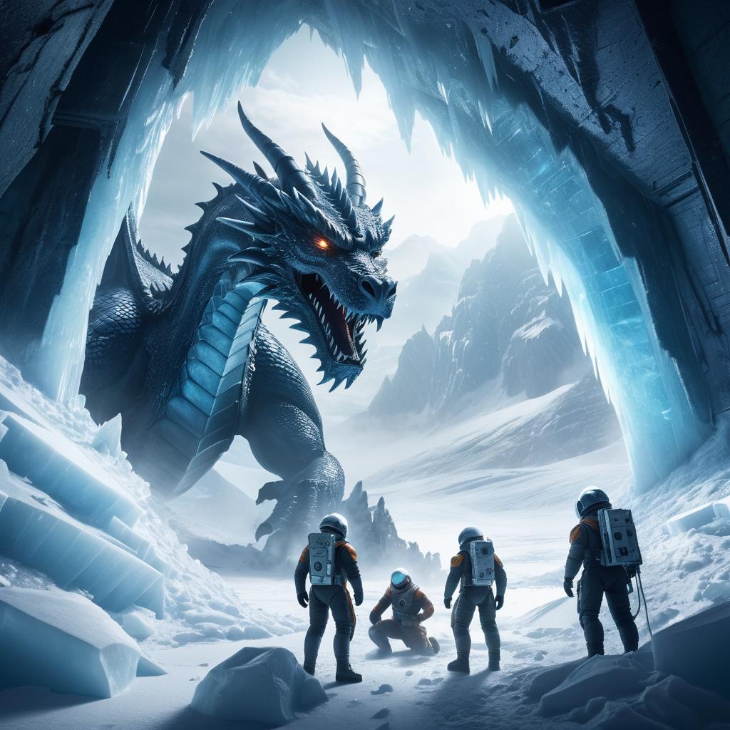 Space Explorers Discover Ice-Entombed Dragon