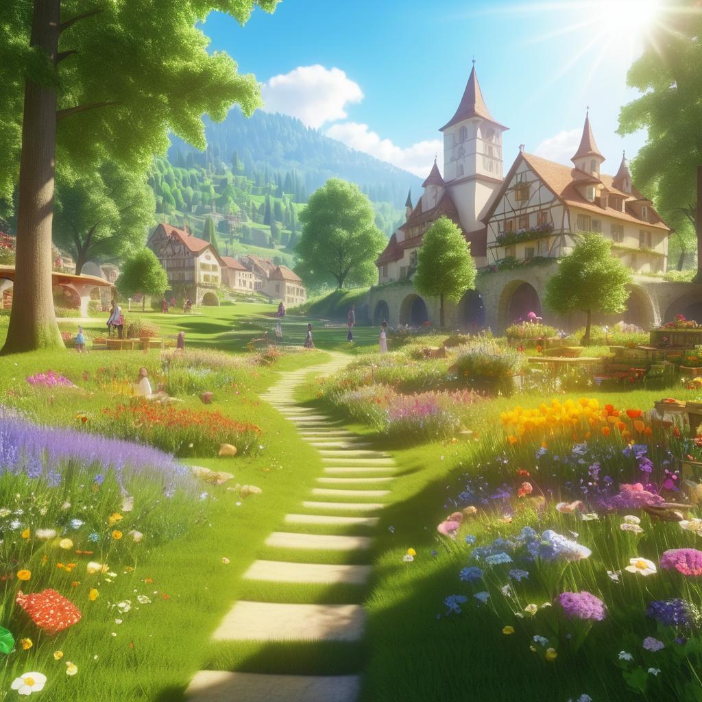 Whimsical Meadow in Urban Fantasy