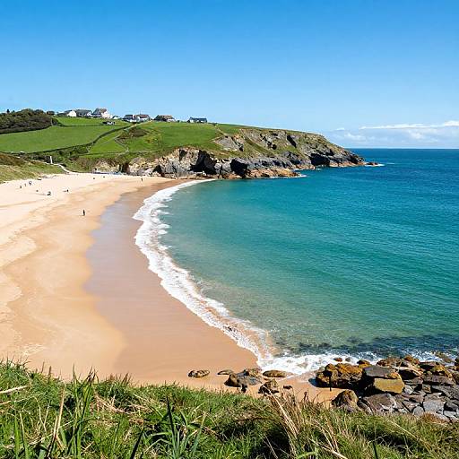 Panoramic View of Fistral Beach
