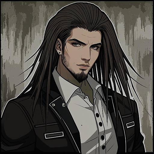 Illustration of Hagakure yasuhiro, danganronpa (series) in the style of Ssalbulre