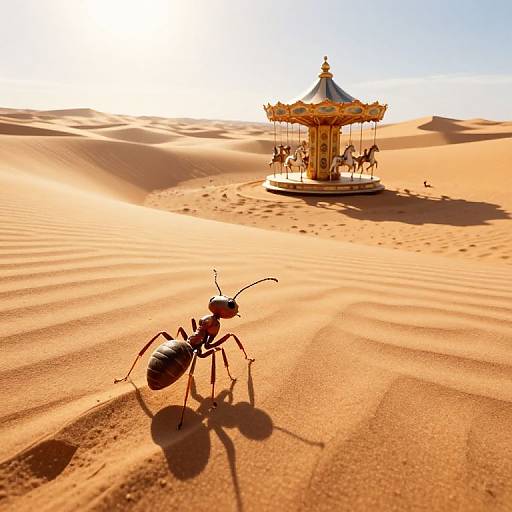 Dreamlike Ant's Desert Discovery