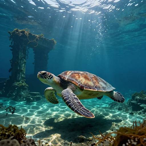 Surreal Underwater Metaphysical Dreamscape