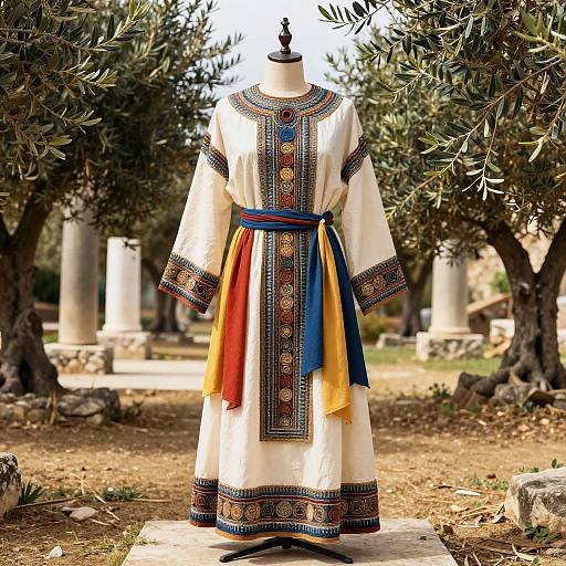 Elaborate Minoan Ceremonial Costume