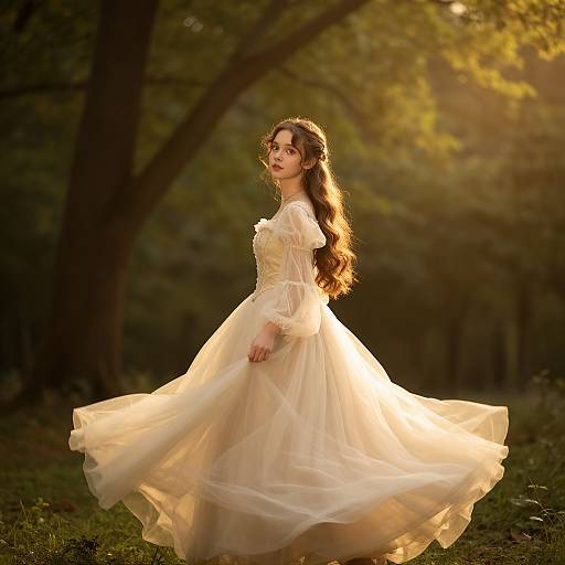 Ethereal Fairy Tale Forest Beauty