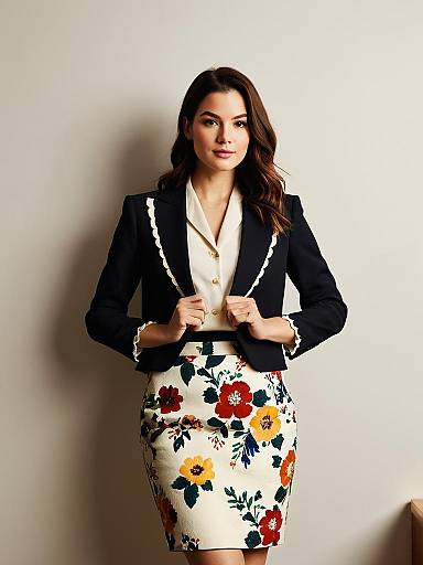 Elegant Editorial Office Chic Fashion Look