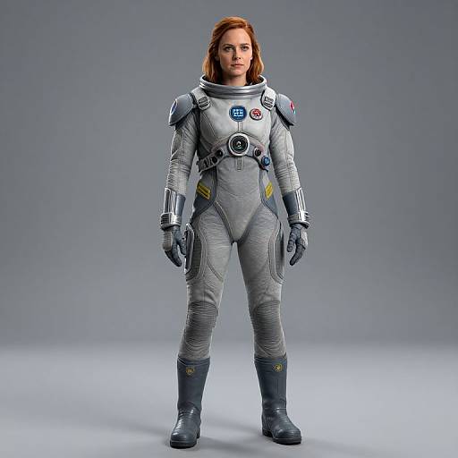 Sci-Fi Space Suit Character Rotation