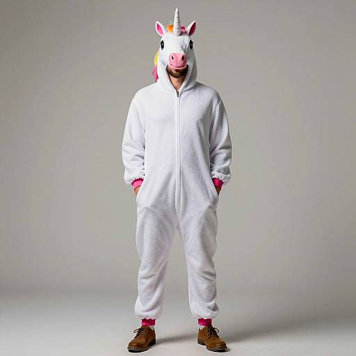 Photorealistic Adult Unicorn Costume Snapshot