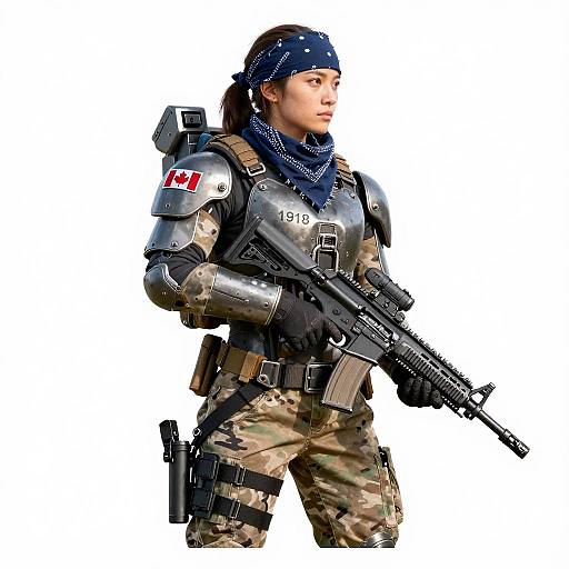 Canadian Exosuit Saboteur Sticker Set