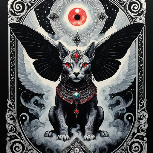 Mystical Antigravity Sphinx Tarot Card Mystical Antigravity Sphinx Tarot Card