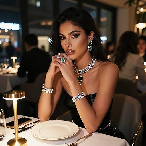 Fashionable Crossdresser's Elegant Date Night