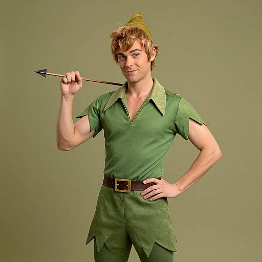 Male Peter Pan Costume with Bow
