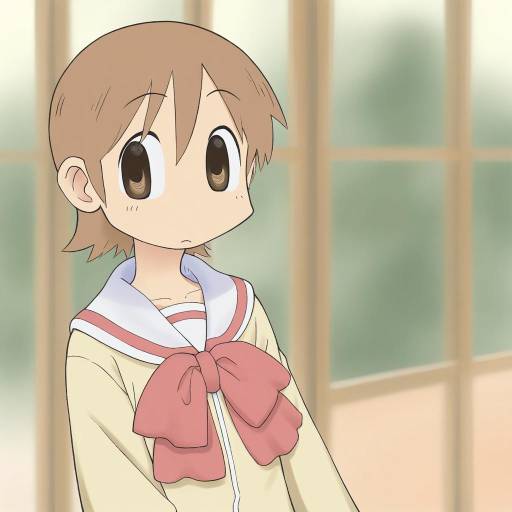 Illustration of Aioi yuuko, nichijou in the style of Shiden (sashimi no wife)