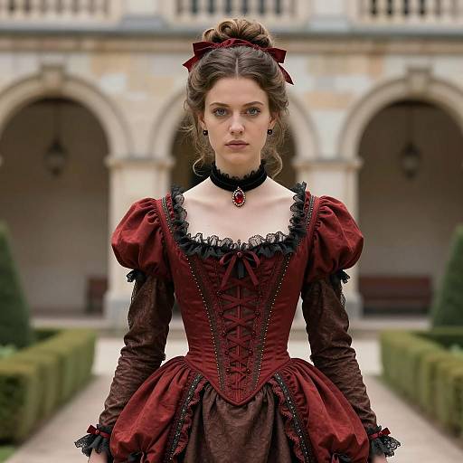 Victorian Elegance in Photorealistic Portrait