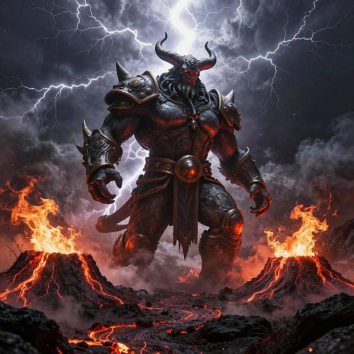 Epic Thunderous Colossus in Volcano