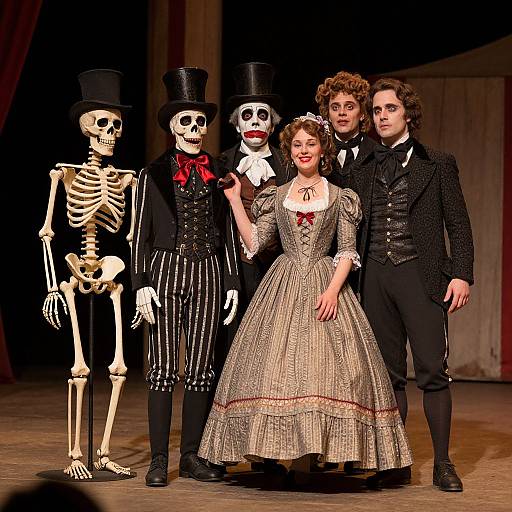 Vintage Undead Circus Puppets