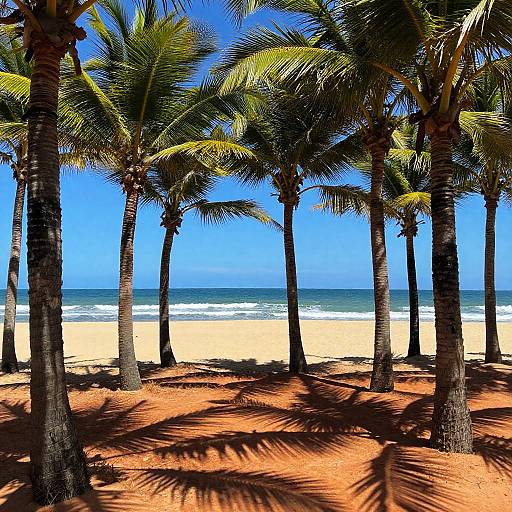 Vibrant Tropical Beachfront Scene