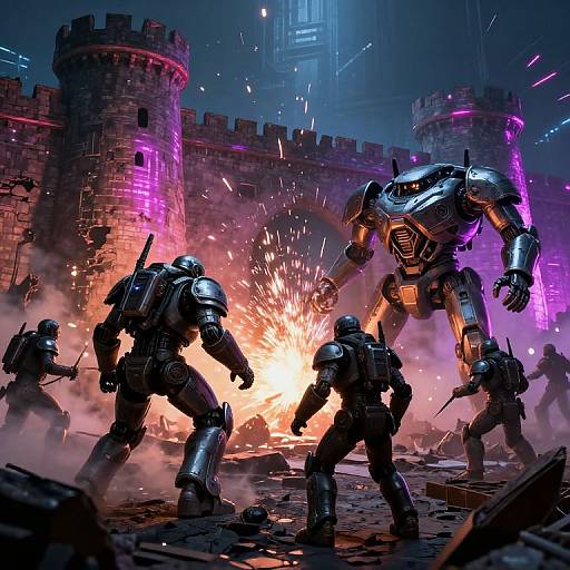 Cyberpunk 1453 Battle Reimagined