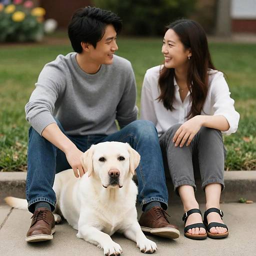 Joyful Moments With a Labrador Duo