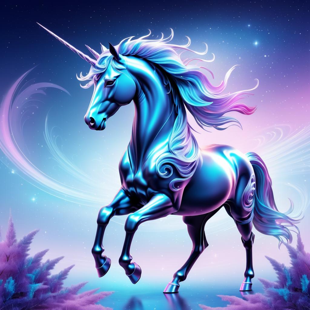 Surreal Ethereal Unicorn Fantasy Artwork