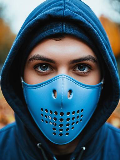 Realistic Adult Bluey Halloween Portrait