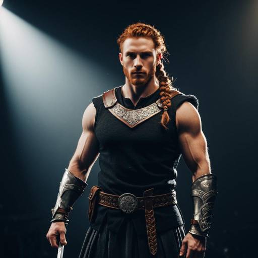 Gaelic Warrior Studio Portrait