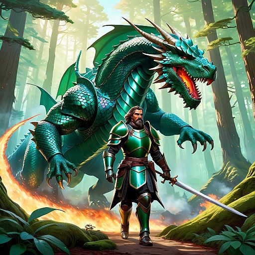 Gentle Giant vs Fire-Breathing Dragon Gentle Giant vs Fire-Breathing Dragon