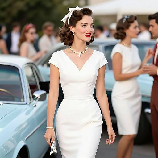1960s Chic Party with Classic Cars