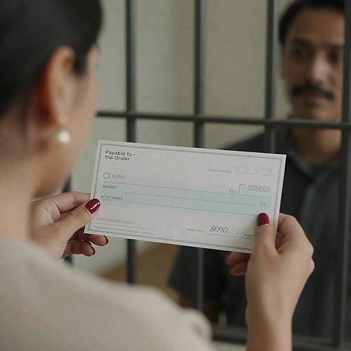 Intriguing Check Behind Metal Bars