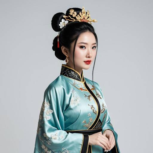 Elegant Chinese Traditional Dress Portrait
