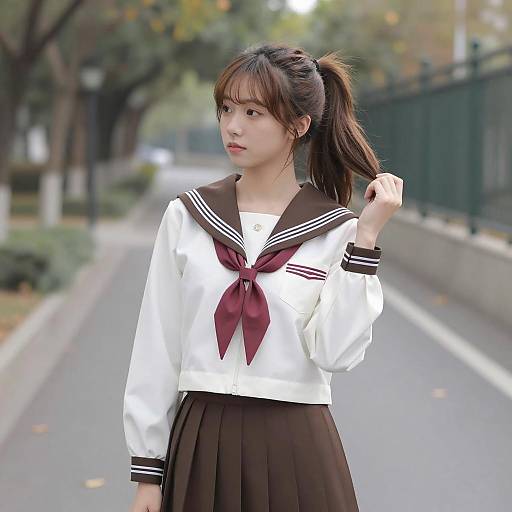 Casual Portrait of an Asian Woman