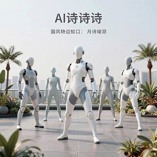 Futuristic Bioengineered Martial Artists Scene