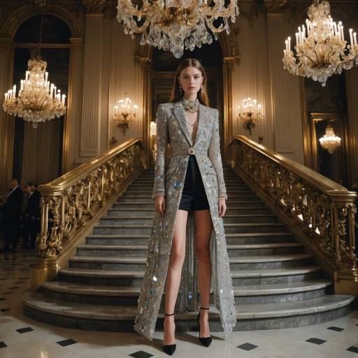 High Fashion Photoshoot on Grand Staircase